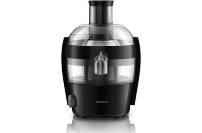 Сокоизстисквачка Philips Viva Collection HR1832/00, 500W, Технология Quick Clean, 1.5L, Аксесоар против капене, Черен