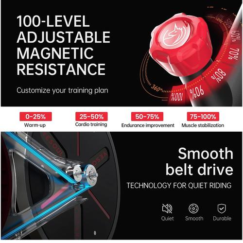 Спининг байк YESOUL Spinning Bike G1M Plus, Дисплей 21.5