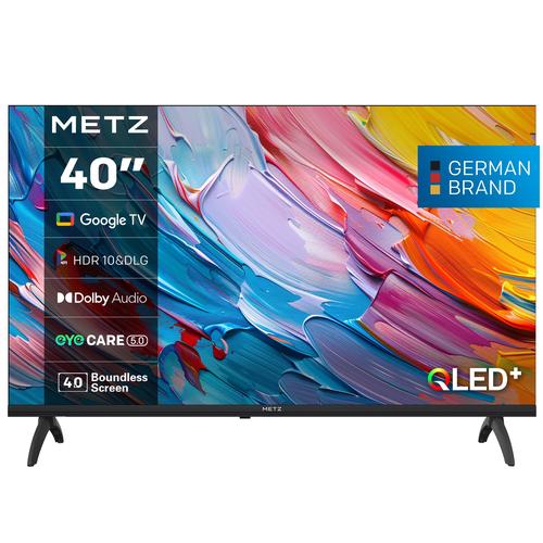 Телевизор METZ QLED 40MQF7000Z, 40" (100 см), Smart Google TV, Full HD, Клас E (Модел 2025)