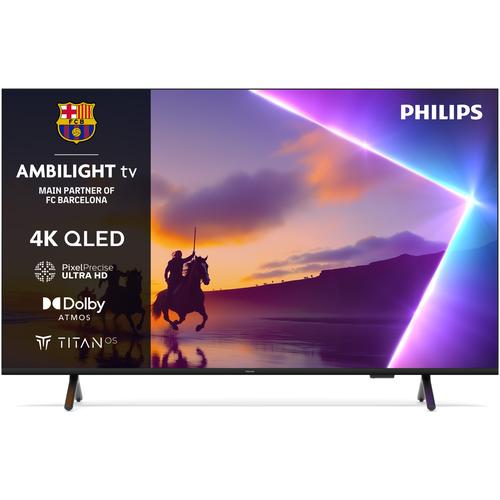 Телевизор Philips AMBILIGHT tv QLED 43PUS8510, 43" (108 см), Smart TV, 4K Ultra HD, Клас F (Модел 2025)