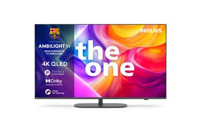 Телевизор Philips AMBILIGHT tv QLED 50PUS9010, 50" (126 см), Smart TV, 4K Ultra HD, 100 Hz, Клас F (Модел 2025)