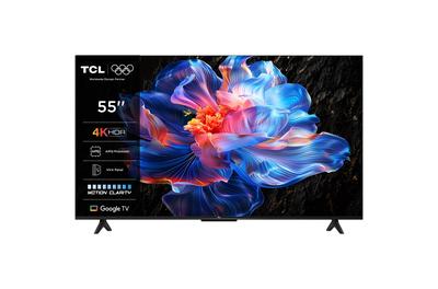Телевизор TCL LED 55P6K, 55" (139 см), Smart Google TV, 4K Ultra HD, Клас E (Модел 2025)