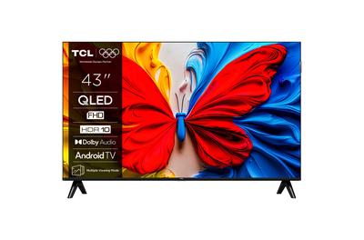 Телевизор TCL QLED 43S5K, 43"(108 см), Smart Android TV, Full HD, Клас F (Модел 2025)