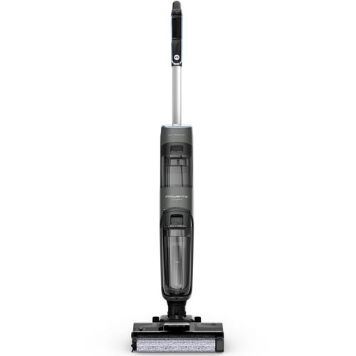 Вертикална прахосмукачка 2 в 1 Rowenta X-Clean 4 GZ5037WO, 200W, Засмукване и миене, 425 RPM, Автономия 50 мин, Съвместима с препарати, Станция за зареждане с поставка за аксесоари, Сив/Черен Вертикална прахосмукачка 2 в 1 Rowenta X-Clean 4 GZ5037WO, 200W, Засмукване и миене, 425 RPM, Автономия 50 мин, Съвместима с препарати, Станция за зареждане с поставка за аксесоари, Сив/Черен