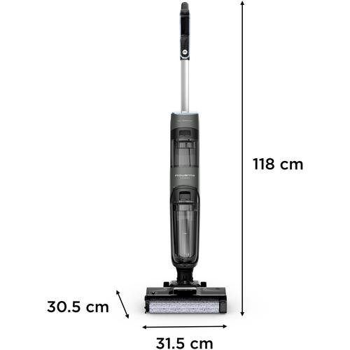 Вертикална прахосмукачка 2 в 1 Rowenta X-Clean 4 GZ5037WO, 200W, Засмукване и миене, 425 RPM, Автономия 50 мин, Съвместима с препарати, Станция за зареждане с поставка за аксесоари, Сив/Черен Вертикална прахосмукачка 2 в 1 Rowenta X-Clean 4 GZ5037WO, 200W, Засмукване и миене, 425 RPM, Автономия 50 мин, Съвместима с препарати, Станция за зареждане с поставка за аксесоари, Сив/Черен