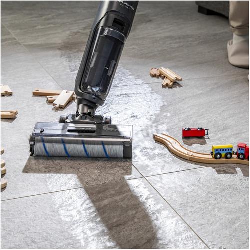 Вертикална прахосмукачка 2 в 1 Rowenta X-Clean 4 GZ5037WO, 200W, Засмукване и миене, 425 RPM, Автономия 50 мин, Съвместима с препарати, Станция за зареждане с поставка за аксесоари, Сив/Черен Вертикална прахосмукачка 2 в 1 Rowenta X-Clean 4 GZ5037WO, 200W, Засмукване и миене, 425 RPM, Автономия 50 мин, Съвместима с препарати, Станция за зареждане с поставка за аксесоари, Сив/Черен